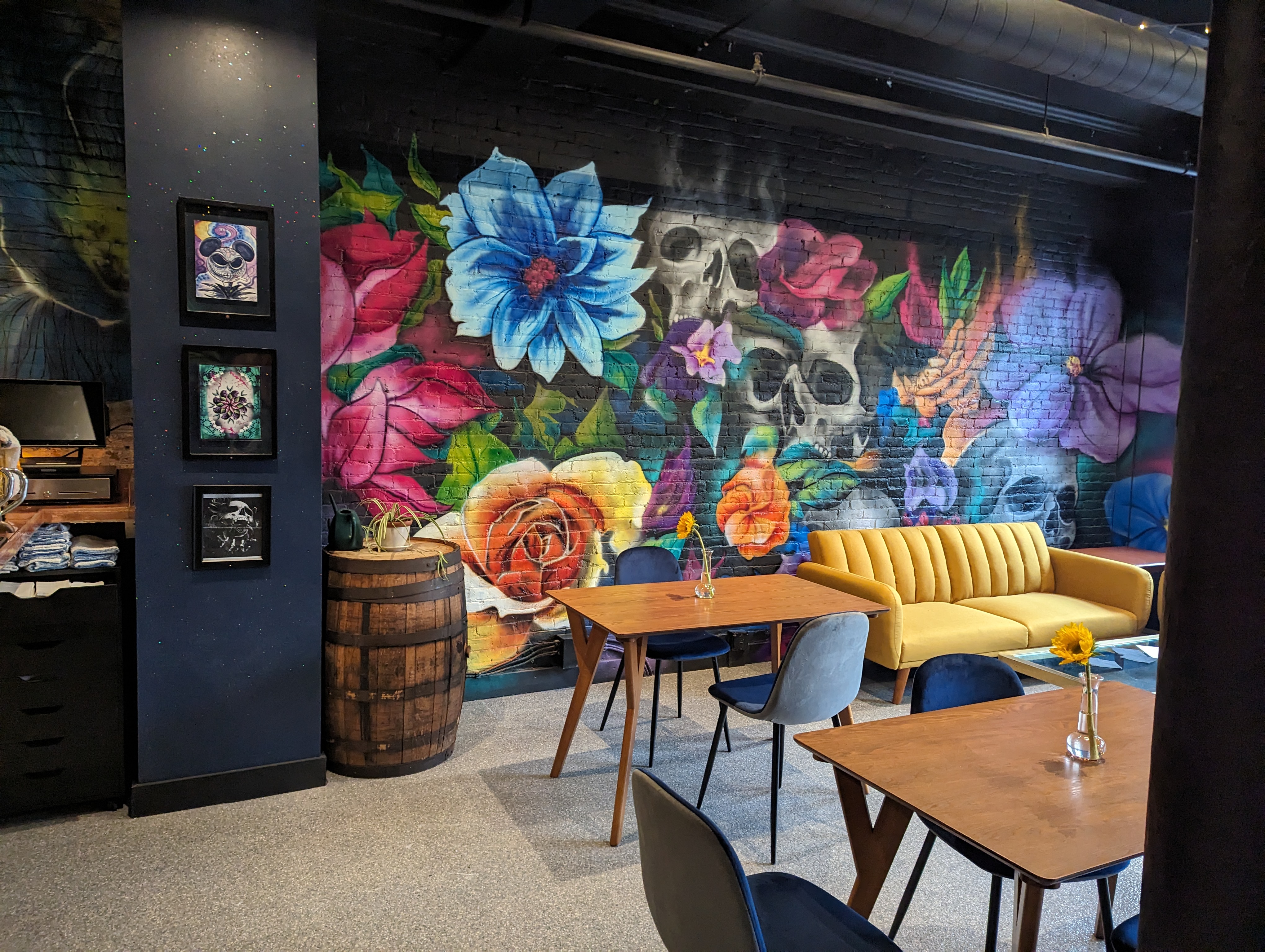 View of Lounge & Mural