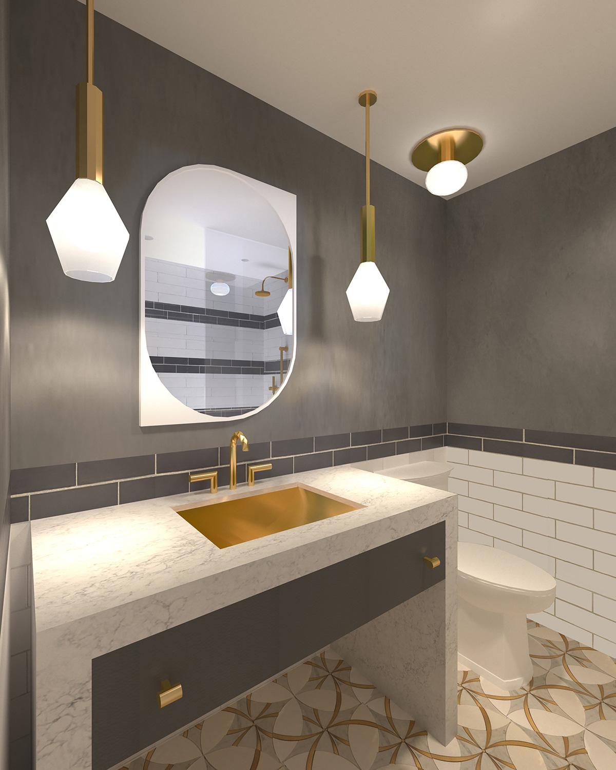 View of Guest Room Bath.