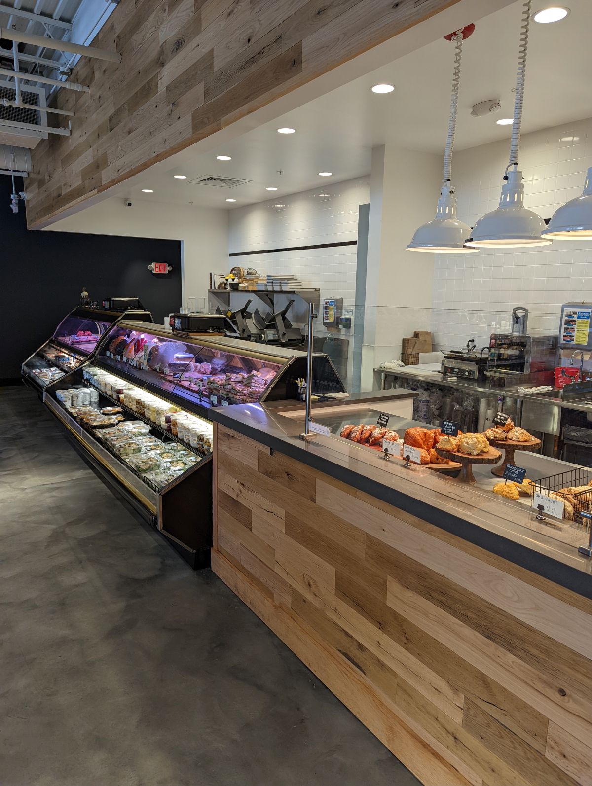 View of Prepared Food Cases.